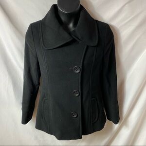 Searle wool/cashmere pea coat